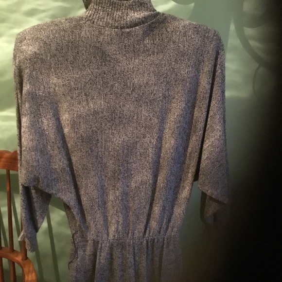 Ladies Vintage Heather Grey Knit Maxi Dress by Dawn Joy - Sz 3 - EUC - Picture 3 of 8